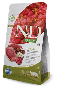 Farmina N&D Quinoa feline URINARY DUCK 5kg Opakowanie uszkodzone (1749)