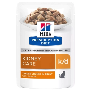 HILL'S PD Prescription Diet Feline k/d Kurczak 85g - saszetka