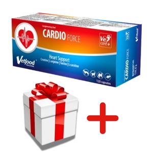 VETFOOD Cardioforce 120kaps. + NIESPODZIANKA DLA KOTA GRATIS!!