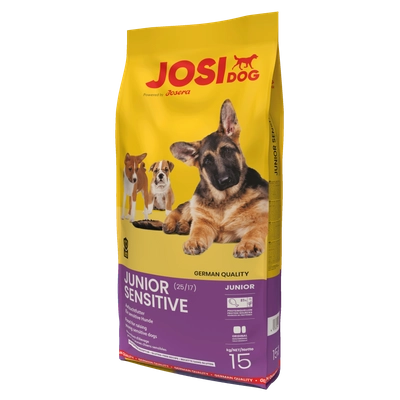 JOSERA JosiDog Junior Sensitive 14,5kg / Opakowanie uszkodzone (3333) !!! 