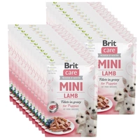 BRIT CARE Mini Lamb fillets in gravy  for puppy 24x85g