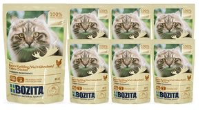 BOZITA Kawałki w sosie z kurczakiem (saszetka) 12x85g