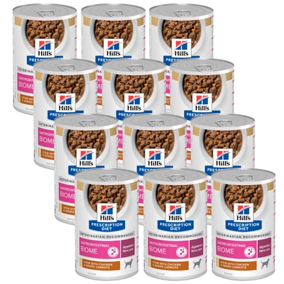 Hill's Prescription Diet Gastrointestinal Biome z kurczakiem 12x354g 