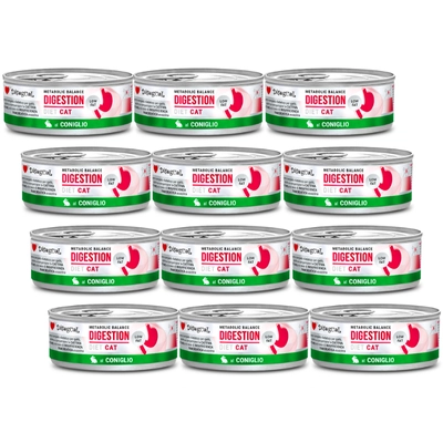 Disugual Karma mokra dla kota Weterynaryjna DIGESTION Królik (dorosły) 12x85g