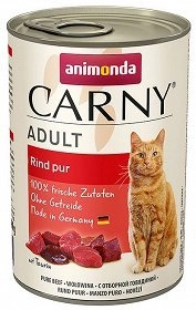 ANIMONDA Cat Carny Adult smak: wołowina 400g