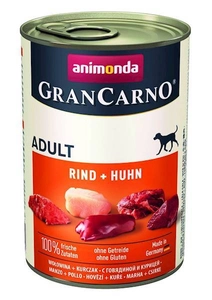 ANIMONDA GranCarno Adult Dog smak: Wołowina + kurczak 400g
