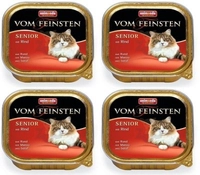 ANIMONDA Vom Feinsten Senior Cat smak: z wołowiną 6 x 100g