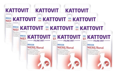 Kattovit Niere/Renal kaczka 12x85g saszetka