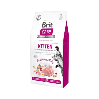 BRIT Care Cat  Grain-Free Kitten 7kg  / Opakowanie uszkodzone (6940) !!!