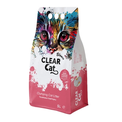 Clear Cat Blanco Baby Powder żwirek bentonitowy 5l 4kg / Opakowanie uszkodzone (2454,2456,2500,) !!!