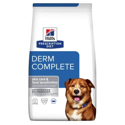 HILL'S PD Prescription Diet Canine Derm Complete 1,3kg /Opakowanie uszkodzone (9957) !!!