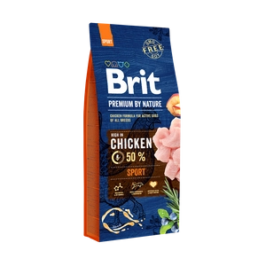 BRIT Premium By Nature Sport 15kg Opakowanie uszkodzone (1494)