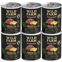WILD FARM Monoprotein Wild Boar 6x400g hipoalergiczna karma dla psa