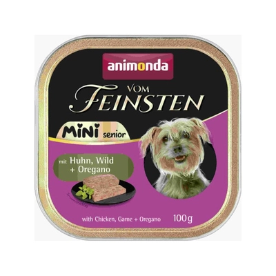 ANIMONDA Vom Feinsten mini senior kurczak/dziczyzna/oregano  100g