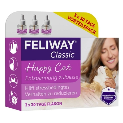 CEVA Feliway Wkład Dyfuzora 30 dniowy - 3x48ml ECONOMY PACK