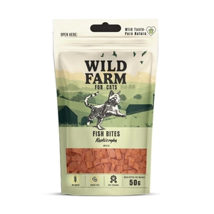 WILD FARM Kąski z rybą 50g przysmak dla kota