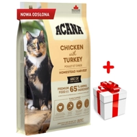 ACANA Homestead Harvest Cat 4,5kg + niespodzianka dla kota GRATIS!
