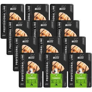 SUPER BENO Junior saszetka dla szczeniąt wszystkich ras z indykiem 12x100g