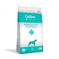 Calibra Veterinary Diets Dog Hypoallergenic skin/coat 2kg/Opakowanie uszkodzone (6052) !!! 