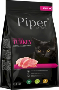 DOLINA NOTECI Piper Animals z indykiem dla kotów 3kg