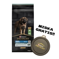PRO PLAN Sensitive Digestion Large Robust Adult Karma dla psów bogata w jagnięcinę 14kg + Miska GRATIS!!