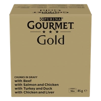 Purina Gourmet Gold Kawałki w sosie mix 96x85g