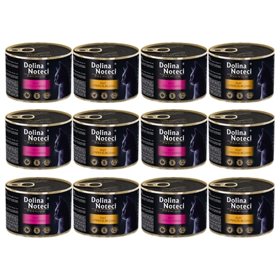 DOLINA NOTECI Premium dla kota filet Mix Smaków 12x185g