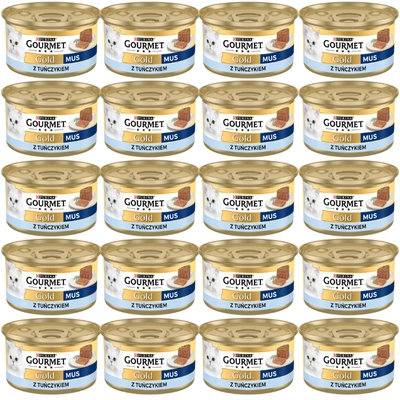 Purina Gourmet Gold mus z tuńczykiem 72x85g