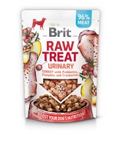 BRIT CARE Dog Raw Treat Urinary Turkey with Probiotics, Pumpkin and Cranberries 40g