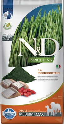 FARMINA N&D Spirulina Herring Adult Medium& Maxi 7kg 