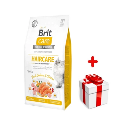 BRIT Care Cat  Grain-Free Haircare 7kg + niespodzianka dla kota GRATIS!