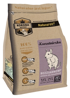 KORONA NATURY Natural-Vit pokarm dla kosztniczki 1,6kg
