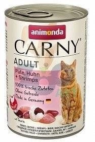 ANIMONDA Cat Carny Adult smak:wołowina,indyk i krewetki 400g