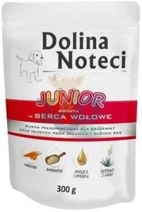 Dolina Noteci PREMIUM Junior bogata w serca wołowe 300g