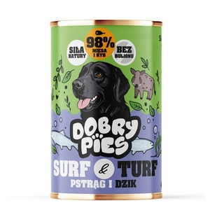 Dobry Pies Pstrąg i dzik 400g