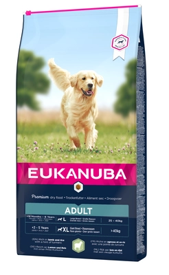 EUKANUBA Adult Large Breed Lamb&Rice 12kg/ Opakowanie uszkodzone (4575)!!!