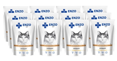 ENZO VET Urinary z kurczakiem w sosie dla kotów 12x100g