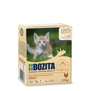 BOZITA -karma dla kotów, kawałeczki mięsa w sosie Kitten 370g