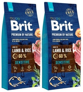 BRIT Premium By Nature Sensitive Lamb 2x15kg