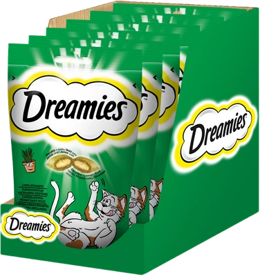 DREAMIES 6x60g - przysmak dla kota z kocimiętką 