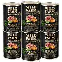 WILD FARM Monoprotein Pork 6x400g hipoalergiczna karma dla psa
