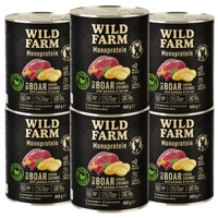 WILD FARM Monoprotein Wild Boar 6x800g hipoalergiczna karma dla psa