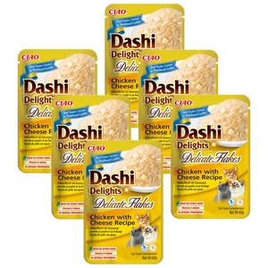 INABA Dashi Delights Delicate Flakes Chicken with Cheese Recipe 6x40g