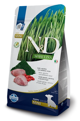 FARMINA N&D Spirulina Lamb Puppy Mini 2kg 