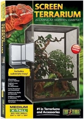  EXOTERRA  Terrarium siatkowe M Wysokie