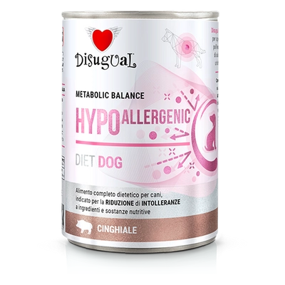 Disugual Karma mokra dla psa Weterynaryjna HYPOALLERGENIC Dzik (dorosły) 400g