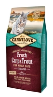 Carnilove Fresh Carp Trout Adult Cat 6 kg/Opakowanie uszkodzone (1976) !!! 