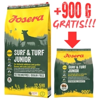JOSERA Surf & Turf Junior 12,5kg + JOSERA Surf & Turf Junior 900g GRATIS!!!
