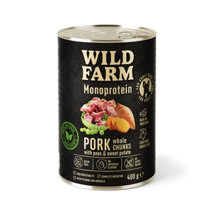 WILD FARM Monoprotein Pork 400g hipoalergiczna karma dla psa