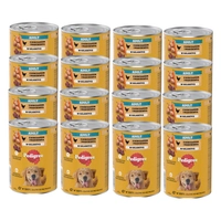 PEDIGREE Adult mokra karma pełnoporcjowa dla dorosłych psów, z kurczakiem i marchewką w galaretce 12x400g